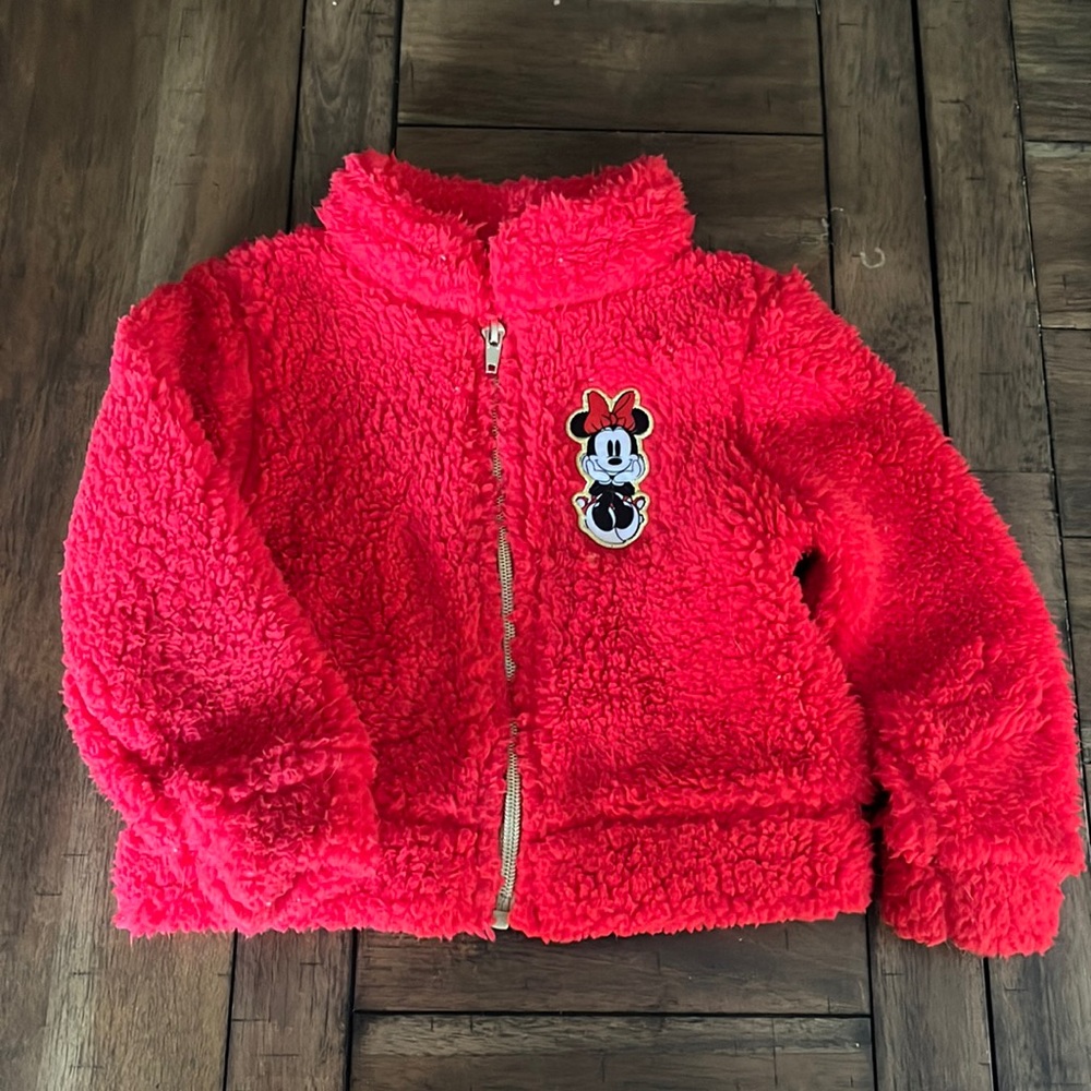Minnie Mouse fleece zip up